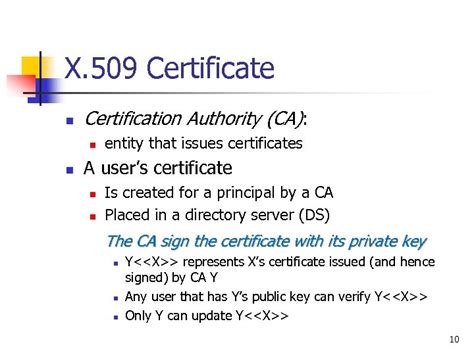 x.509 on smart card|ca certificate x 509.